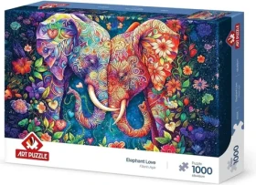 ART PUZZLE Puzzle Slonia láska