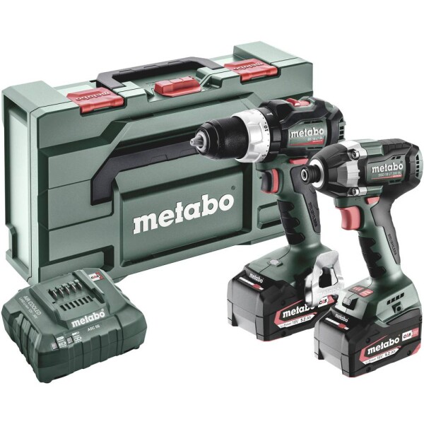 Metabo METABO.COMBO SET 18V 2.8.4 (BS 18 LT BL + SSD 18 LT 200 BL) 2x5.2Ah METABOX ...