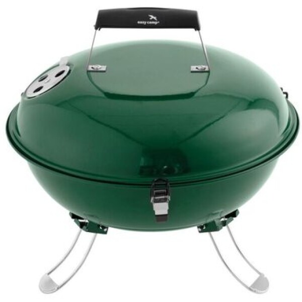 Easy Camp Adventure Grill zelená / Gril na drevené uhlie / 35 x 36 cm (680231)