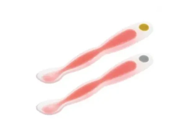 BEBECONFORT Lyžičky s tepelným senzorom 2 ks Red (3105206400BC)