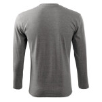 Mafini Tričko s dlhým rukávom M MLI-11212 dark grey melange 3XL