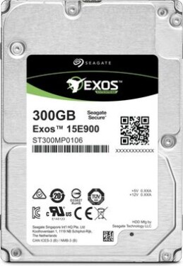 Seagate Exos 15E900 300GB / HDD / 2.5 SAS 12Gbs / 512e / 15 000 rpm / 256MB cache / 5y (ST300MP0106)