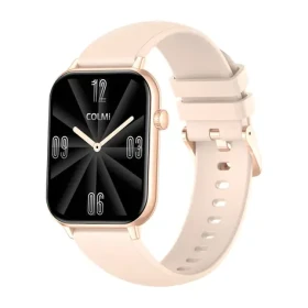 Colmi C28 zlatá / Chytré hodinky / AMOLED displej / Bluetooth volanie / 100+ športových režimov (C28-gold silicone)