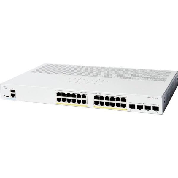 Cisco CISCO Catalyst 1300 24-port GE PoE 4x1G sieťový switch; C1300-24P-4G