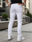 Pánske biele slim fit džínsy FashionStreet UX4487 s33