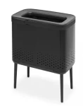 Brabantia Bo Kôš na bielizeň 60 L čierna / 67 x 32 x 54 cm (200526)