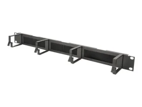 Digitus 19" káblový organizér s kefovými priechodkami / Panel pre správu káblov / 1U (DN-97663)