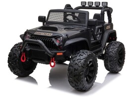 Mamido Elektrické autíčko Jeep Brothers lakované čierne 24V 2x200W