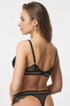 Podprsenka Luna Splendida Cherry Gold Stripe Push-Up