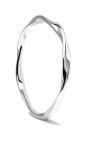 PDPAOLA Minimalistický strieborný prsteň SPIRAL Silver AN02-804 mm