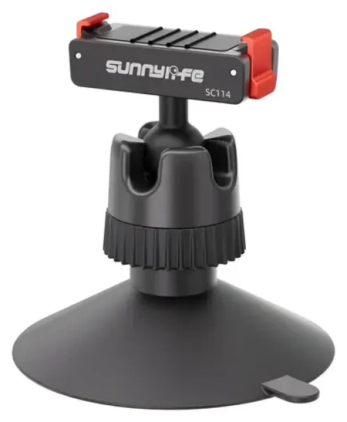 Sunnylife SC114 / Magnetický adaptér / pre DJI OSMO 360, Action 5 Pro, 4, 3 / guľový kĺb 360° / prísavka 68 mm (SC114)
