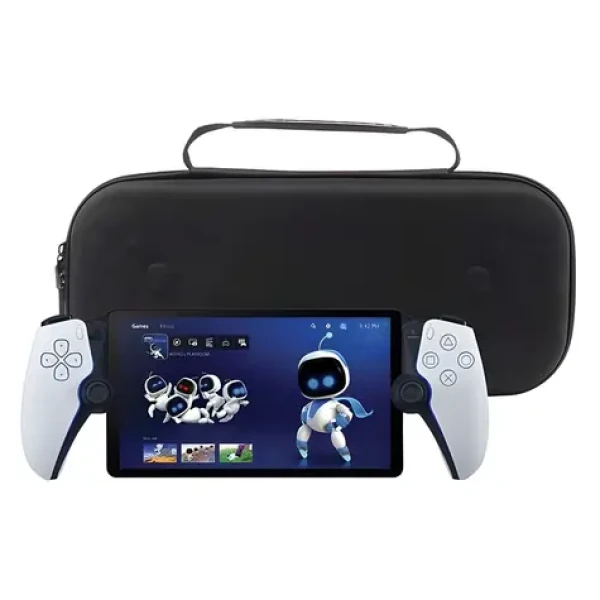 Ochranné púzdro pre PlayStation Portal čierne / Púzdro / TPU, PC / Vrecko na zips / S pútkom