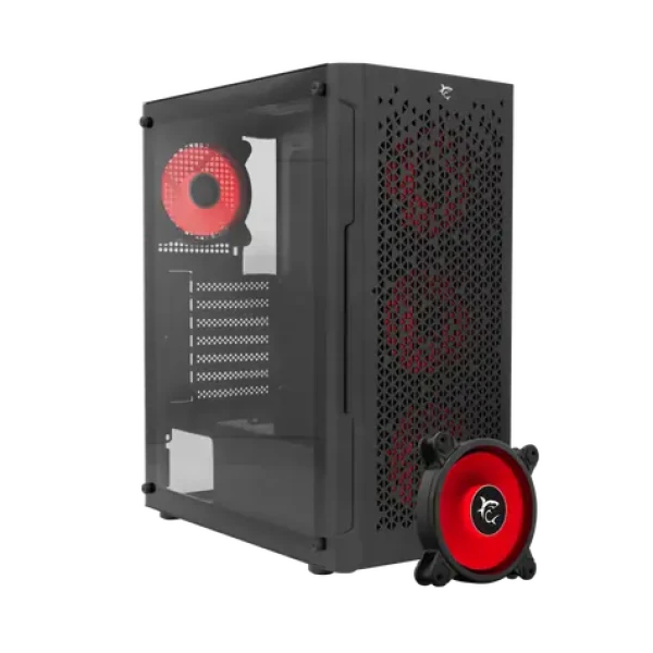 White Shark GCC-2302 BULLET BLACK + 4 Fan DASH čierna / ATX / 5x 120/140mm 3x 120mm / bez zdroja (BULLET-BLACK-DASH)