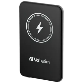 Verbatim Charge 'n' Go čierna / Magnetická bezdrôtová powerbanka / 5000 mAh / USB-C / MagSafe / 15-20 W (32240)