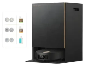 Dreame Matrix10 Ultra čierna / Robotický vysávač / 6400 mAh / Wi-Fi / diaľkové ovládanie (RLX95CE-BK)