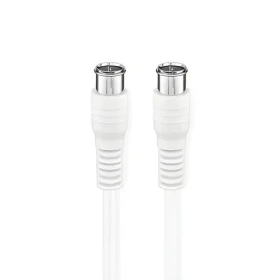 Nedis satelitný kábel Quick-F - Quick-F pozlátený biela / Kábel / 75 Ohm / 50 dB / dvojité tienenie / 10 m (CSGB41300WT100)