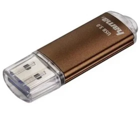 HAMA FlashPen Laeta 64 GB hnedá / USB 3.0 / 70 MB/s (124004)