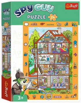 Trefl - Puzzle - Puzzle s hľadaním obrázkov Spy Guy: V dome