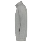 Tepláková bunda Prateľná 60 °C unisex mikina grey melange 2XL