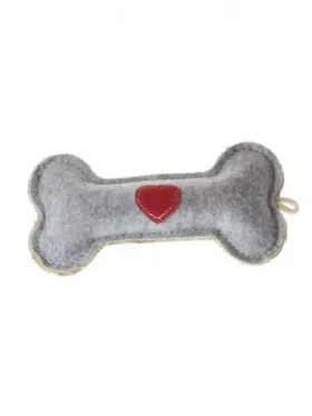 AnimALL Hračka plstená Kosť 15,5x18 cm (113885)