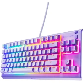 SteelSeries Apex 3 TKL fialová / Herná klávesnica / RGB podsvietenie / US layout (491455)