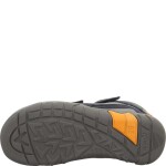 Detské celoročné členkové tenisky Superfit barefit TRACE GTX Green/Orange 1-006042-8010 - 34