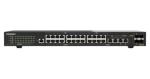 QNAP QSW-M2130P-2C2S26T / Switch / 24x 2,5GbE / 2x 10GbE SFP+ / 2x 10GbE RJ45 / 2x 10GbE Combo / PoE++ 375W / Riadený L2 (QSW-M2130P-2C2S26T)