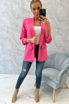 Bunda s klopami elegantná ružová UNI