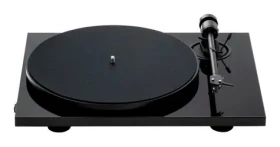 Pro-Ject E1.2 + Pick It MM E - High Gloss Black / Gramofón / remienkový / RCA kábel 1.23m (9pe12mmehgb)