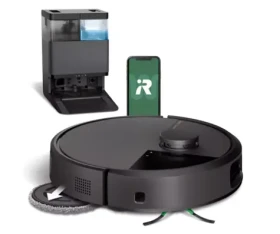 IRobot Roomba PLUS 505 Combo + AutoWash dock čierna / Robotický vysávač / WiFi / vysávanie mopovanie / 5000 mAh (N185040)