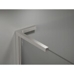 MEXEN/S - Kyoto-X L Sprchová zástena WALK-IN 100 x 200, transparent 10 mm, nikel kartáčovaný 800-100-107-97-00-X