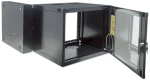 Intellinet Nástenný rozvádzač 540x450 mm čierny / Rozvádzač / 19" / 6U / výklopný rám / nosnosť 30 kg (713740)