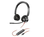 Poly Blackwire 3320 čierna / Náhlavná súprava / mikrofón / dve slúchadlá / USB-C (76J18AA)