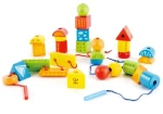 Hape Navliekacie korále z geometrických tvarov