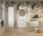 Kúpeľňová skrinka vysoká Naturel Ancona 40x157x20 cm biela lesklá ANCONAV40DVB ANCONAV40DVB