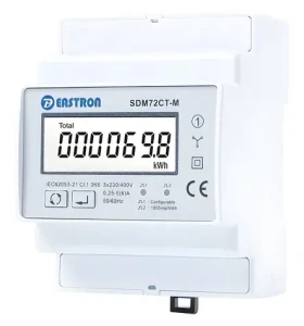 Eastron SDM72CT-M / Elektromer / Trojfázový / RS485 Modbus / Pulzný výstup / Obojsmerné meranie (SDM72CT-M)