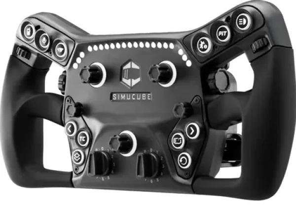 Simucube Savu Pro / Závodný volant / 4 pádla / 12 podsvietených tlačidiel (SCSAVUPRO-SC3)