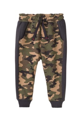 Tepláky chlapčenské maskáčové, Minoti, King 4, khaki - 86/92 | 18-24m