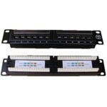 DATACOM Patch panel 10“ UTP / CAT5E / 12 portov (5027121256)