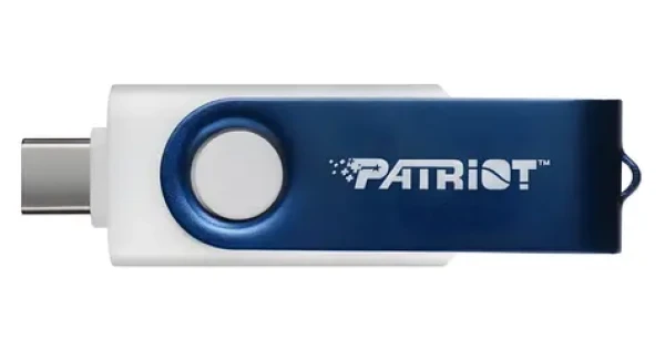 Patriot Xporter X550 64GB biela / Flash Disk / USB-A + USB-C / USB 3.2 Gen 1 / 80 MB/s (PS64GX550AAD)