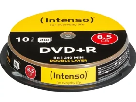 INTENSO / Médium DVD+ R DL / 8,5 GB / 8x / 10 ks / Cake Box (4311142)