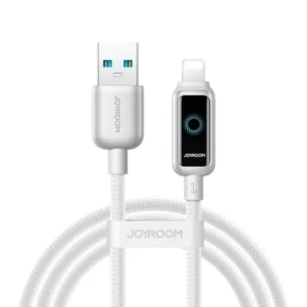 Joyroom S-A55 StarFlight Nabíjací kábel USB-A (M) - Lightning (M) 3A 1.2m biela (6956116771072)
