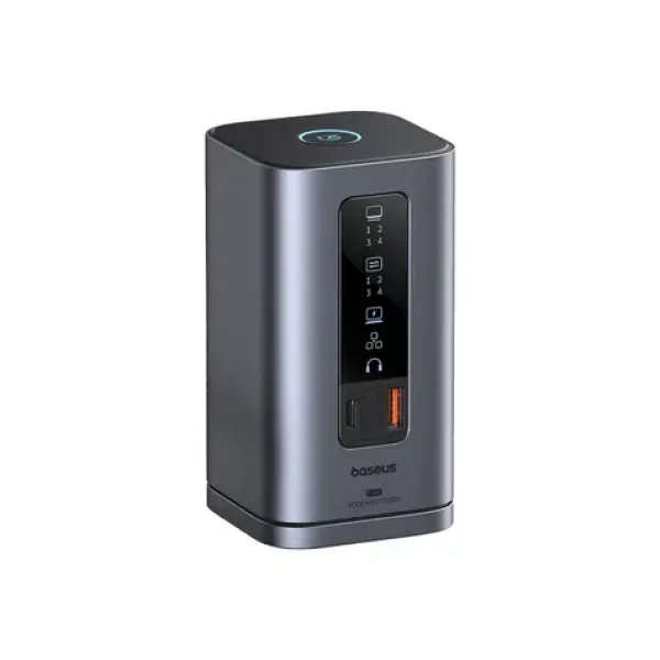 Baseus Spacemate 11v1 Dokovacia stanica šedá / USB-C / 2x USB-A / 3x HDMI / PD (B00568101813-01)