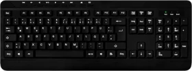 MediaRange MROS102 čierna / kancelárska klávesnica / USB / DE layout / 1.5 m (MROS102)