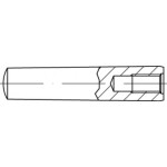 TOOLCRAFT TO-5436945 kužeľový kolík 12 mm ocel 10 ks; TO-5436945