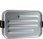 SIGG Metal Box Plus S strieborná / Olovrantový box / Hliník / 17 x 11.7 x 6 cm (8697.10)