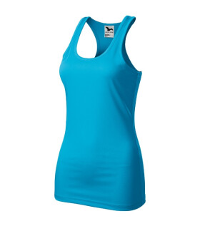 Dámske tielko Racer tyrkysové 2XL