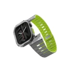 SKINARMA GEMINI remienok + ATOM puzdro pre Apple Watch 46 mm Nite Glow Edition Lime Green (8886461247527)