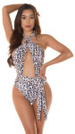 Sexy Koucla Monokini "High Leg" with belt to tie LEO L