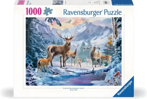 Ravensburger Puzzle Jelene v zime